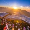 Watching sun rise at the top of Adam's peak