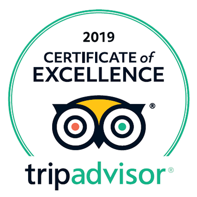 TripAdvisor Certificate of excellence 2019